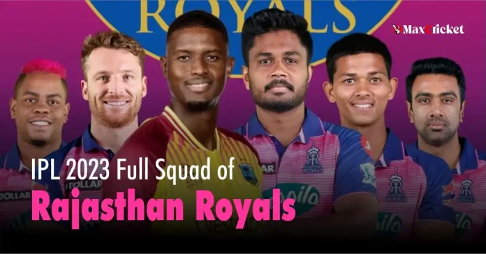 Full Squad of Rajasthan Royals after IPL Auction 2023